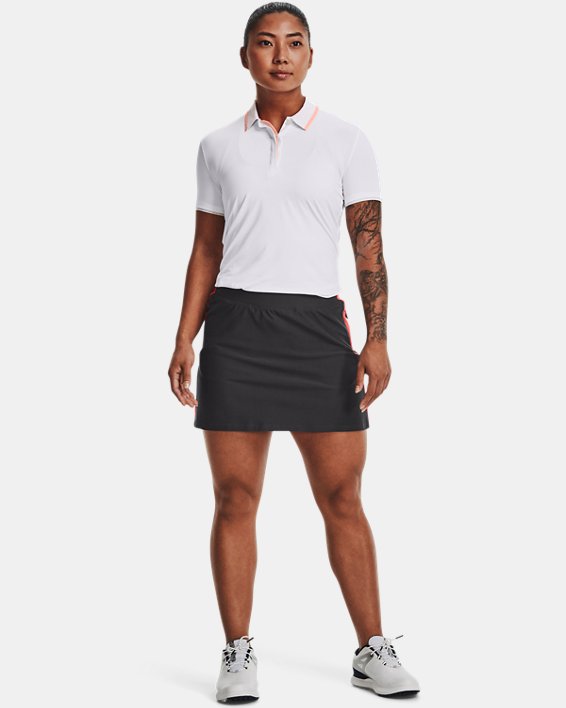 Women's UA Iso-Chill Polo Short Sleeve, White, pdpMainDesktop image number 2